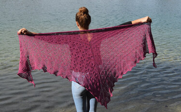 Anleitung Lace-Dreieckstuch "Serena" - Stricken