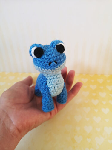 blue lizard - crochet pattern bei niggyarts