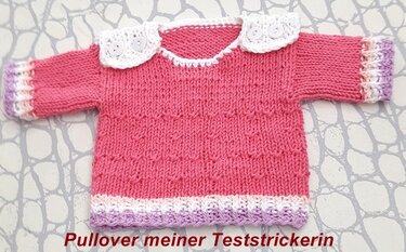 Kleidungsset für Puppen 40-50 cm - Röckchen, Pullover und Stirnband - Strickanleitung