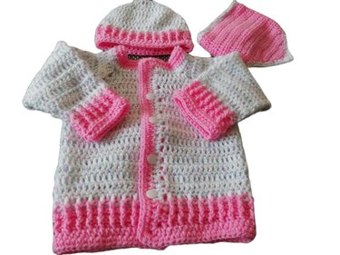 Babyjacke "simple" - Häkeln