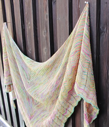 Strickanleitung, Gelateria, Schultertuch - Bild 3