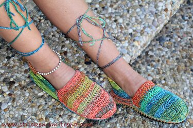 Häkelanleitung für Häkelschuhe in den Größe 36 - 43 | BOTTIES TROPICAL #3