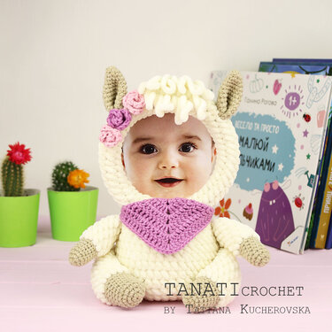 HÄKELANLEITUNG “Bilderrahmen Lama” - Häkeln