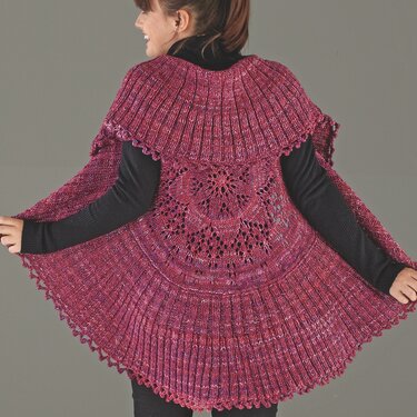 Strickanleitung Damenweste "Arbeitsstrumpf Color" 756169