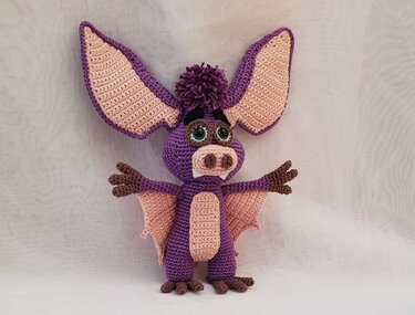 Fledermaus-Schwein Häkelanleitung