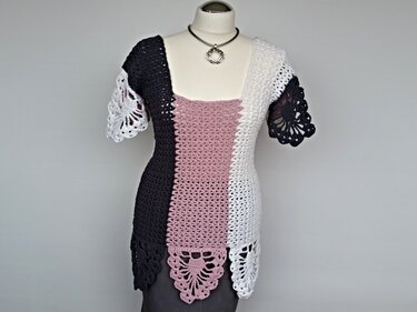 Häkelanleitung Sommerpulli alle Größen Summer Kollektion No.1