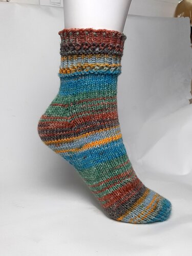 Socken stricken! Einfach wie noch nie!Fixe Ferse,ToeUp,6-fach Garn,Gr.34-45
