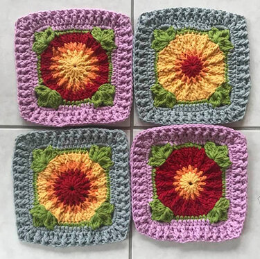 Granny  "SUNFLOWER" - Häkeln