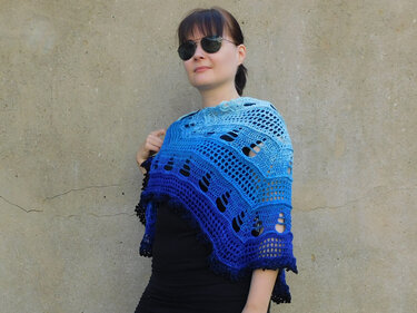 Tuch UNITED Häkelanleitung