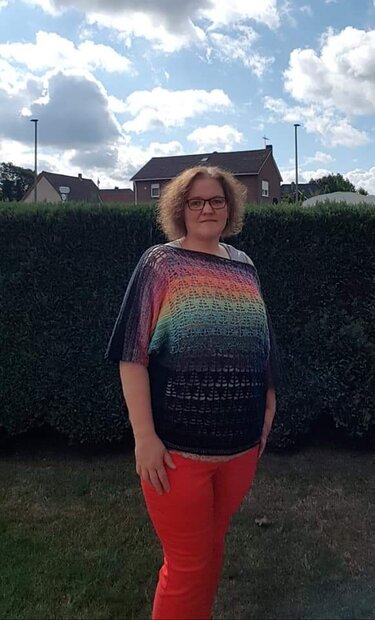 Leichte Brise - Fledermausshirt häkeln mit verschiedenen Möglichkeiten - Für alle Größen