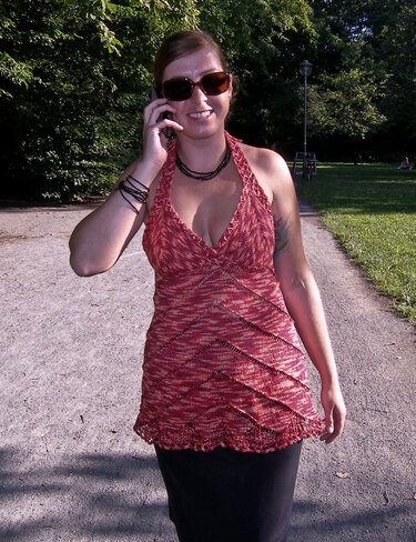 Strickanleitung - Neckholder Sommersonnenwende
