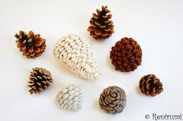 Häkelanleitung 3 Zapfen