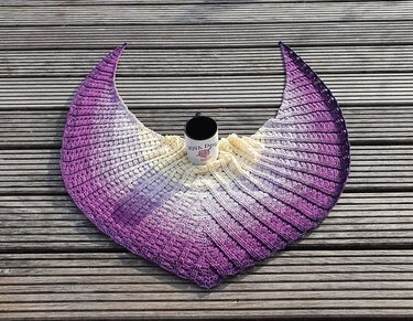 Dreieckstuch Escalera - Häkeln