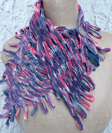 Knitting pattern scarf "quick and easy"