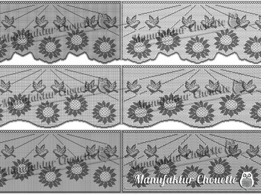 Gardine "Sonnenblumen"  6 Varianten - Sommerkollektion - Bild 2