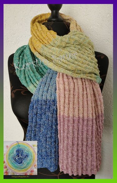 Strickanleitung Schal "Rauf und runter"