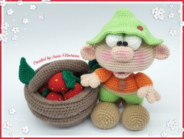 Häkelanleitung Erdbeer-Ernte