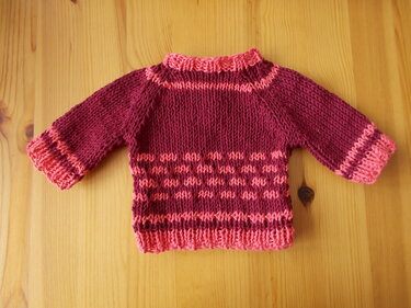 Pullover für Bären und Puppen, 25-30 cm groß - Strickanleitung