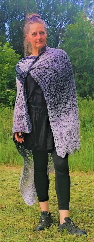 Großer Gleitflug, Stola, Poncho oder Schal von MMdesign - Bild 3