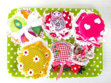 Emely *** E-Book PDF-Datei Erdbeeren & Häubchen Dekoration Nähanleitung mit Schnittmuster