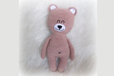 GrinseRETRObär von LaCritza - Häkeln