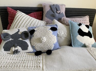 Häkelanleitung " Knuffige Kissen Vol.4 - Tiershow" von Otti.Berlin