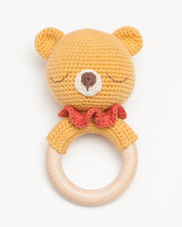 Bear rattle crochet pattern