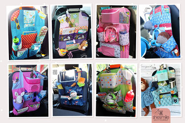 Autositz-Organizer Anton (Nähanleitung und Schnittmuster)