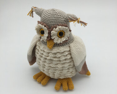 Häkelanleitung Eule Schuhubert - Häkeln