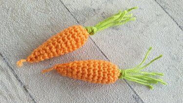 Möhrchen / Karotten - Häkeln