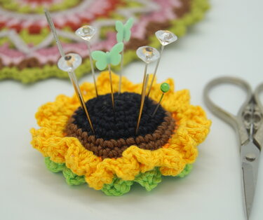Häkelanleitung Sonnenblume