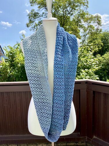 Häkelanleitung für schönen "Light & Shadow" Loop