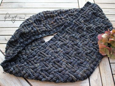 Knitting pattern cowl / boyfriend-loop for men - Image 5