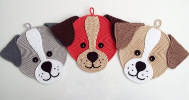 169DE Häkelanleitung Welpe Topflappen - PDF Zabelina CP