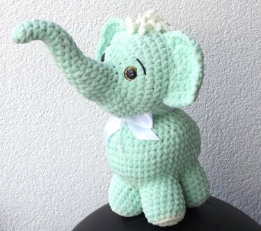 Häkelanleitung Baby-Elefant "Momo"