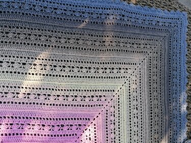 Magic Shawl Anleitung - Häkeln