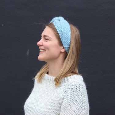 Seed Stitch Headband - Knitting