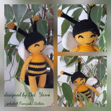 Häkelanleitung Biene Florian/ Baby/ Puppe
