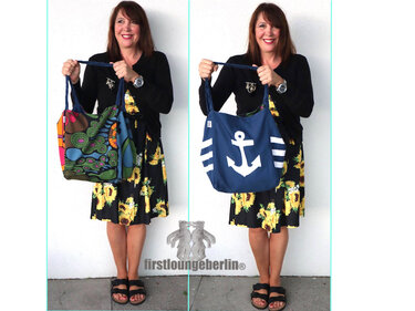 Pia Wende-Tasche Shopper in 5 Größen XS-XL Nähanleitung mit Schnittmuster handmade with Love by