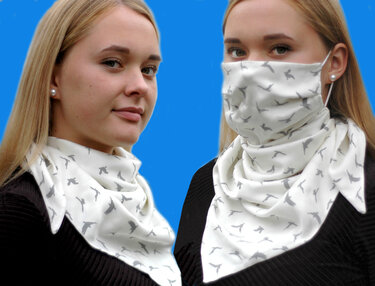 Gesichts Tuch - Universalgröße - Nähen