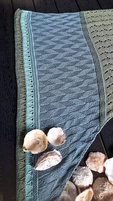 Dreiecktuch „LIMFJORD“ - Stricken