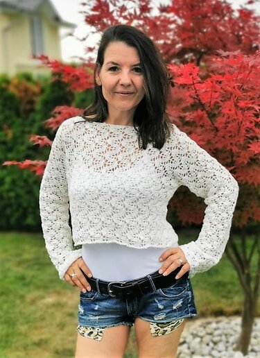 Häkelpulli-Häkelrock/Kleid "DONNA" - Häkeln