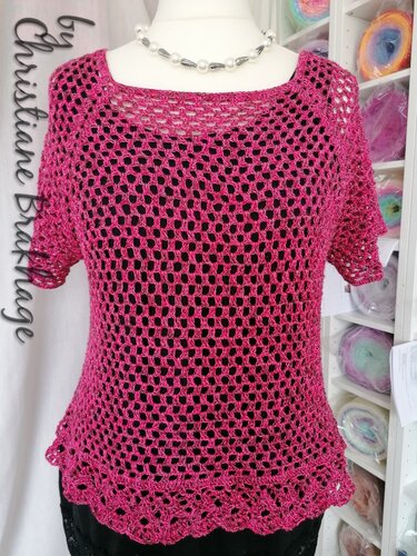 Anleitung "Emelie" Shirt/CropTop - Häkeln