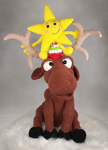 Häkelanleitung "Sören" Das dusselige Rentier