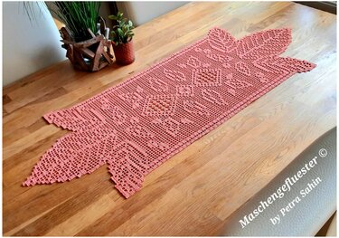 Tischläufer " Autumn Dreams " - Häkeln