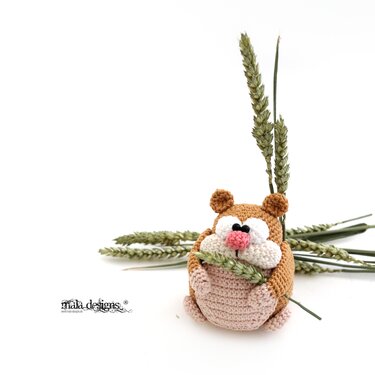 Kleiner Hamster, Häkelanleitung