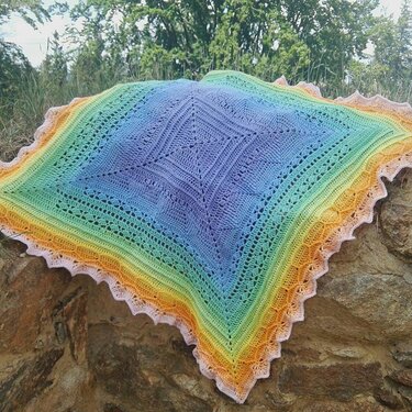 Peaceful Sleep Baby Blanket Pattern - Crochet