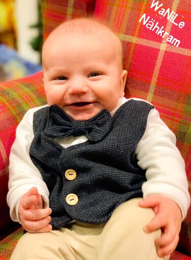 Weste Romeo inkl. gratis Shirt Gr. 86 - 152 - Nähen