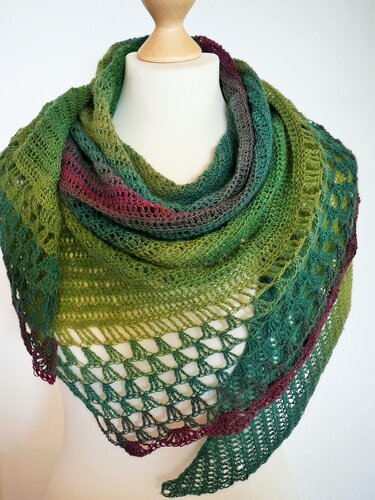 Dreieckstuch Brownie - Häkeln