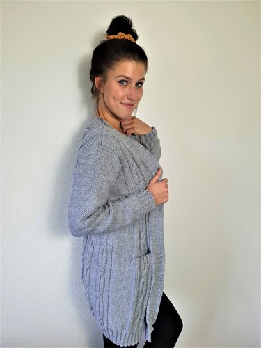 171 Strickanleitung Cardigan Strickjacke Betty